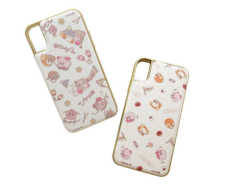 ミラー付きiPhoneケース XS/X（twinkle knit/sunny pupupu picnic）/各2,900円（税別）