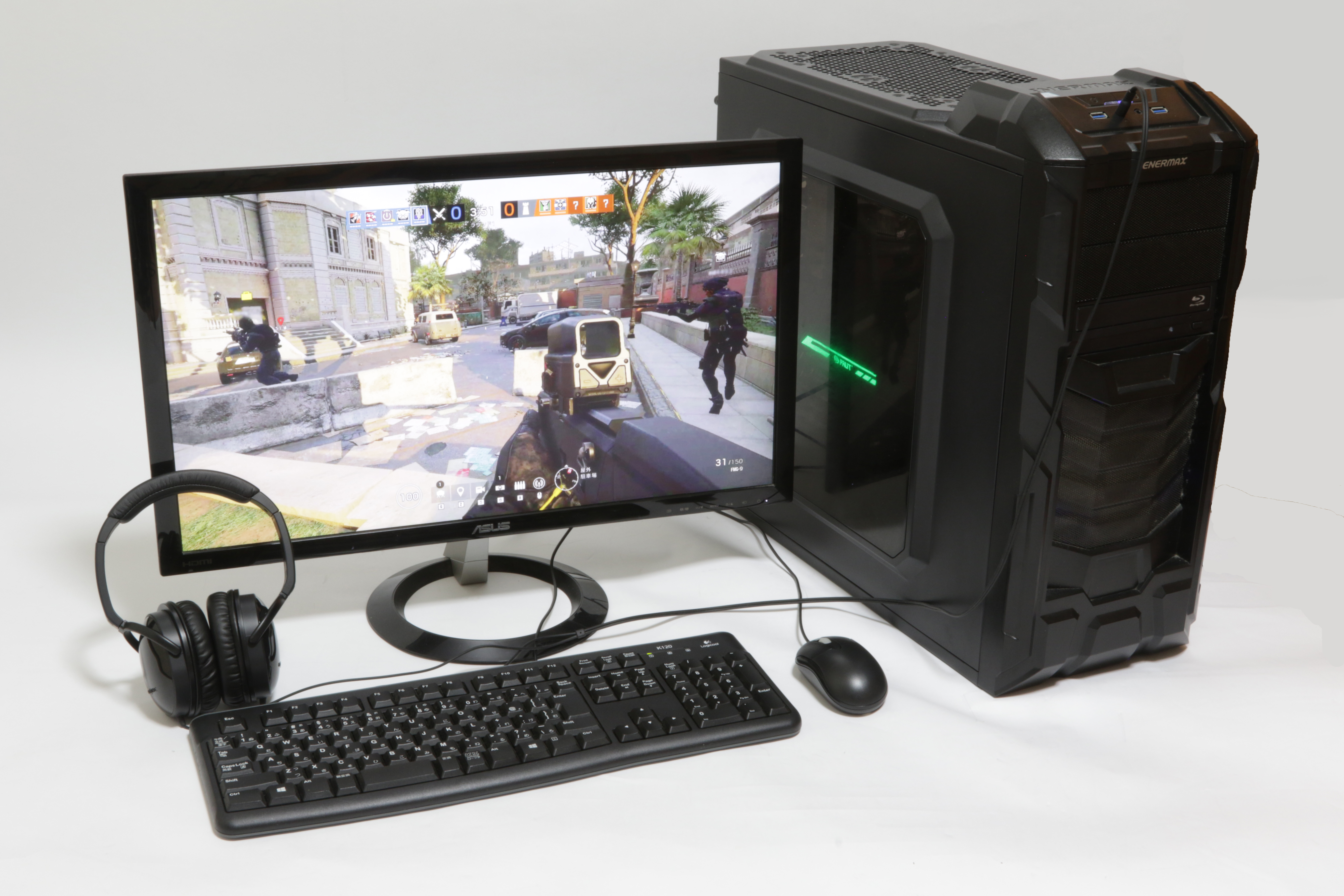 これが筆者がかつて使っていたキーボードとマウス、ヘッドセット