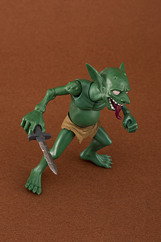 女騎士と一緒にどうぞ。アクションフィギュア「わくわく！ ゴブリン村