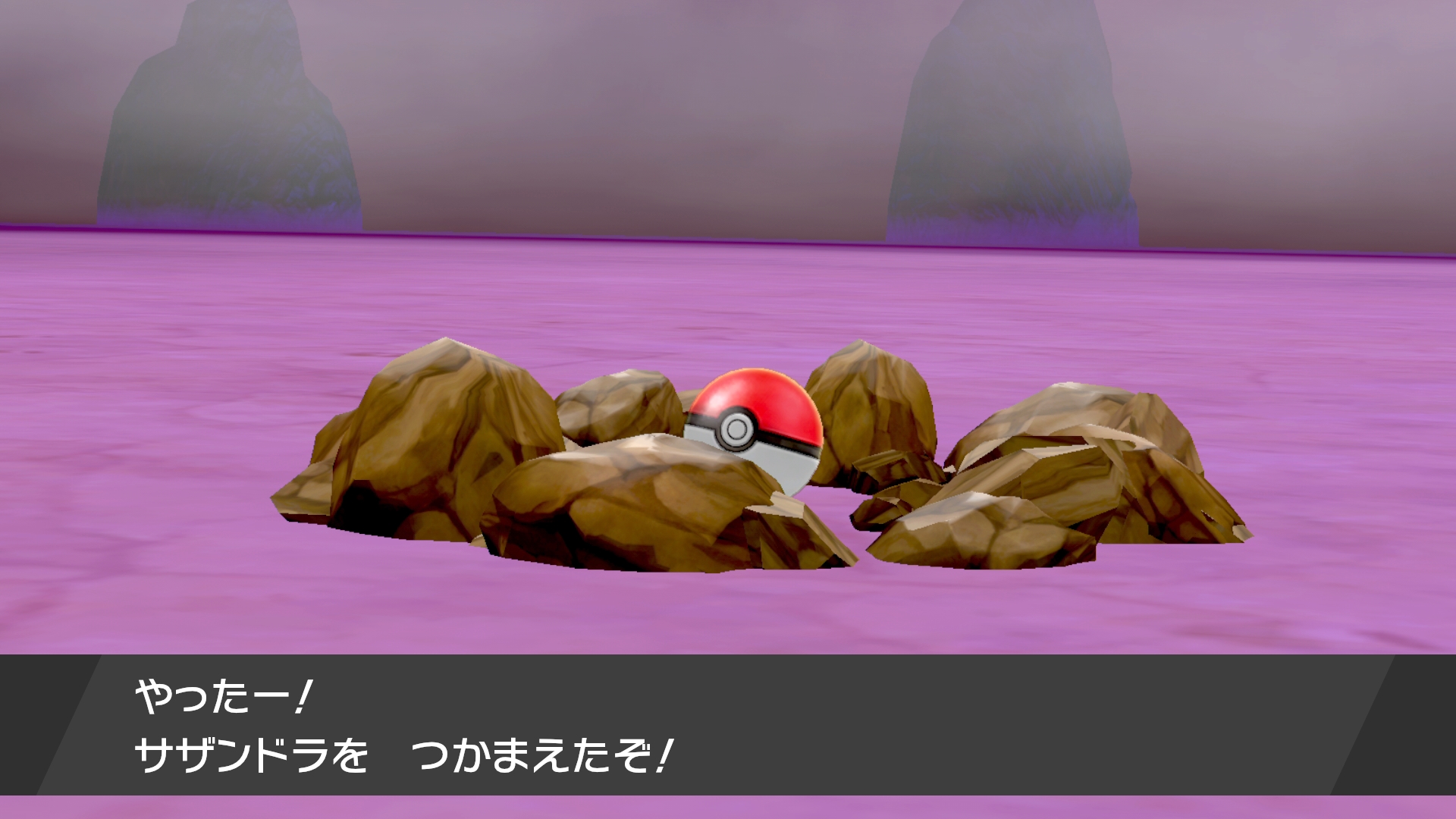 野生のダイマックスポケモンを倒すと参加したプレーヤー全員にゲットのチャンスが！さらに「マックスレイドバトル」でダイマックスポケモンを倒すと特別な道具がもらえる模様だ