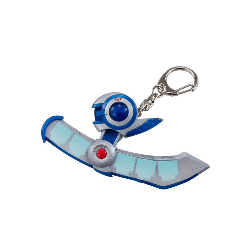 初回生産特典の「アカデミーデュエルディスク オベリスクブルー キーチェーン」