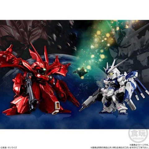 FW GUNDAM CONVERGE:CORE」に「Hi-νガンダム」と「ナイチンゲール」の