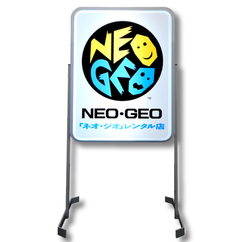 哀愁漂う「NEO・GEOレンタル店」のスタンドサインが販売中！ 受注は10