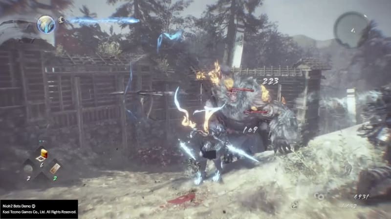 妖怪化すれば猿鬼とも互角に渡り合えるが、それだけでは勝てない