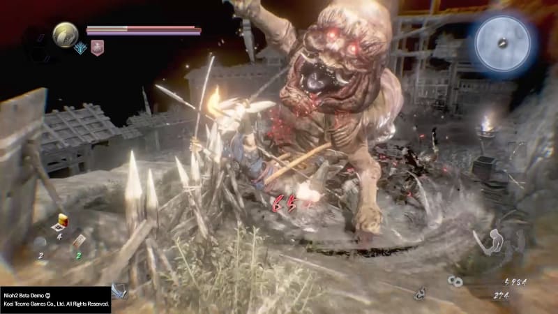 ボスと見紛うほどの迫力がある「わいら」と遭遇。味方の武将の力を借りても勝てず、脱兎のごとく逃げました……