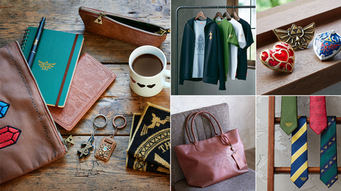 Nintendo TOKYO」で販売される「ゼルダの伝説」シリーズのグッズ