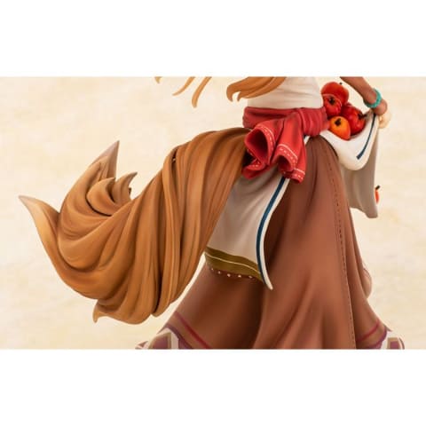 ホロ 豊穣の林檎ver. 狼と香辛料 1/7 完成品 フィギュア キャラアニ 笑顔満開のホロ！ キャラアニ、フィギュア「狼と香辛料 ホロ