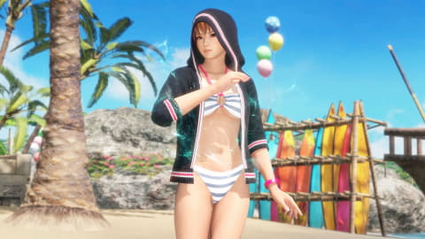 ボーダー柄の健康的な水着16キャラクター分！「DOA6」にて「【復刻