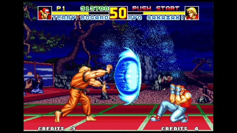 「龍虎の拳」では気力ゲージというシステムの都合上、必殺技を連続的に使えなかったが、「餓狼伝説SPECIAL」では強力な技を連発してくる