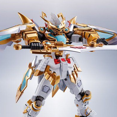 白と金のカラーにブルーのクリアパーツが美しい！ 「METAL ROBOT