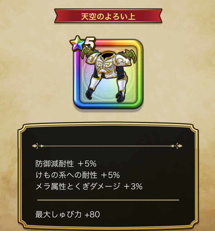 天空のよろい上