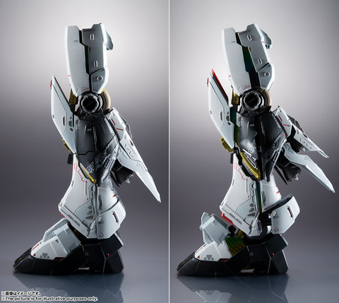 本物のメカを思わせる質感。「METAL STRUCTURE 解体匠機 RX-93 ν