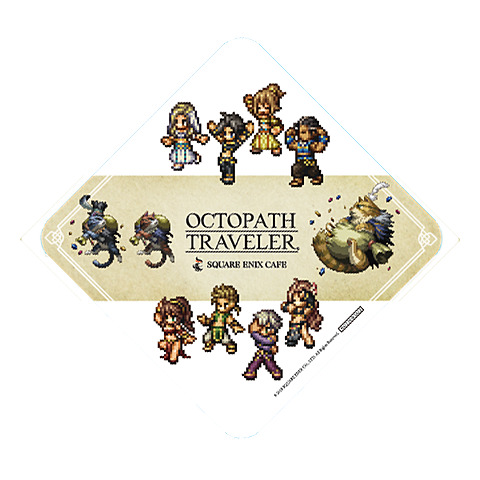 オクトパストラベラー スクエニカフェ限定品 アクリルチャーム スクウェア・エニックス カフェ東京」オクトパス トラベラー コラボ