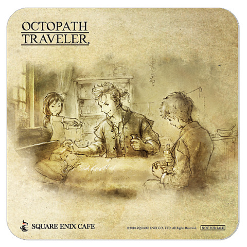 予約は明日から！ 「オクトパストラベラー」と「SQUARE ENIX CAFE