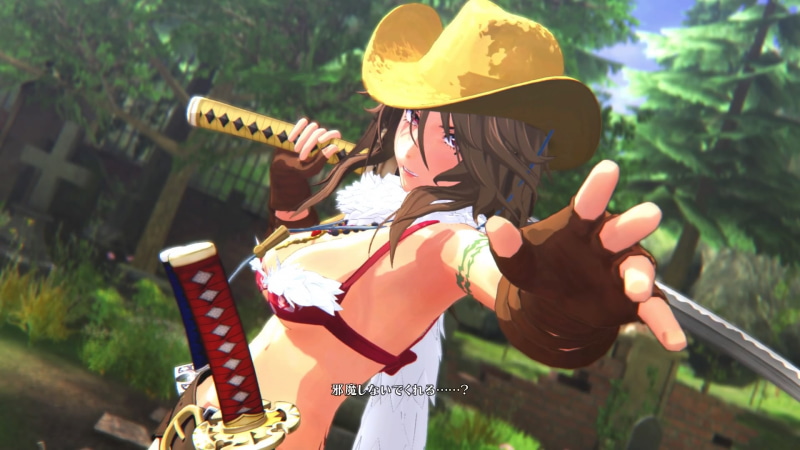 セクシーな衣装で敵を斬りまくる彩