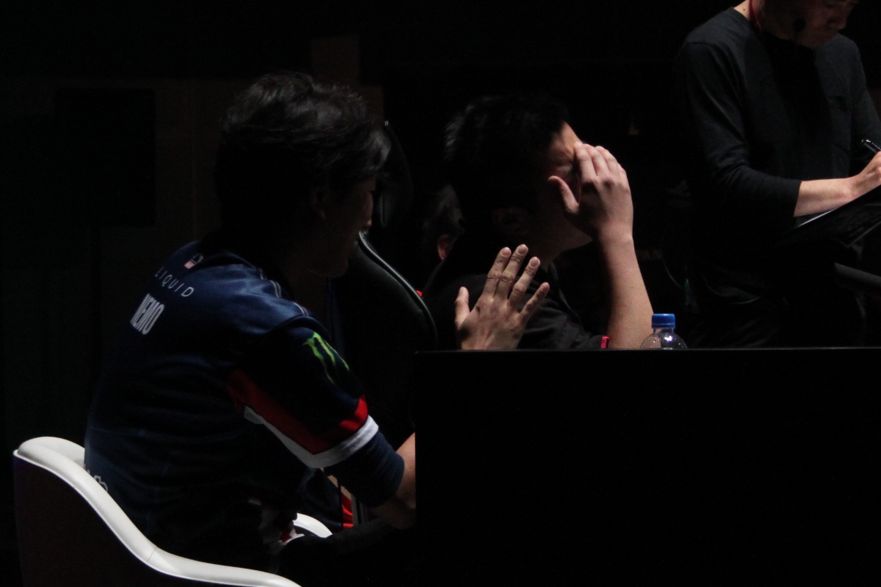 悔しがるキチパーム選手