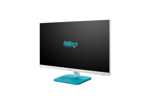 ビューソニック、初音ミクとコラボした液晶ディスプレイを発売