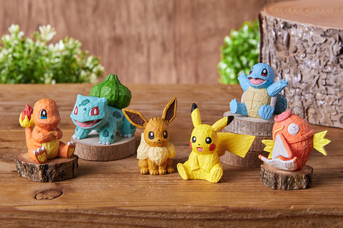 ポケモン うっどすかるぷちゃ！ ピカチュウ ゼニガメ ポケモン うっどすかるぷちゃ！ ゼニガメフシギダネピカチュウイーブイ