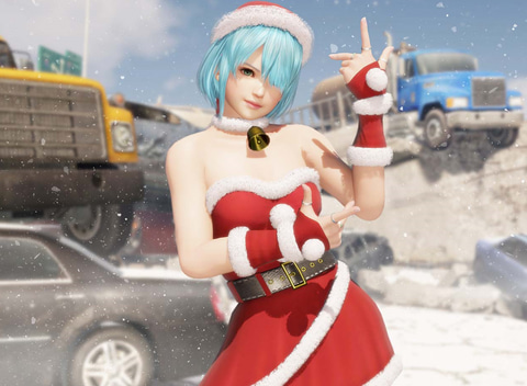 露出度が高めの“アブナイ”サンタコス！ 「DOA6」にサンタコスチューム