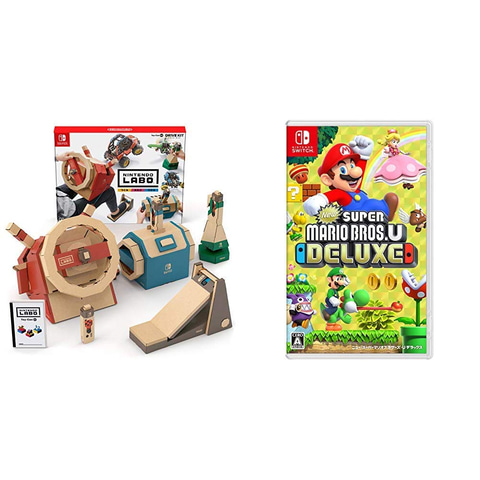 ニンテンドーラボ&ソフトセット Amazonサイバーマンデーにて「Nintendo Labo」とソフト1本がセットに