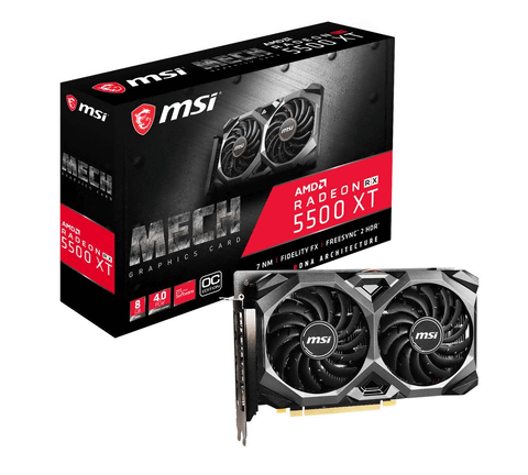 MSI、「AMD Radeon RX 5500 XT」搭載ビデオカード2製品を発売決定