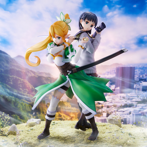 絶妙なかわいさを生み出す首の角度！ 「SAO」より「リーファ＆桐