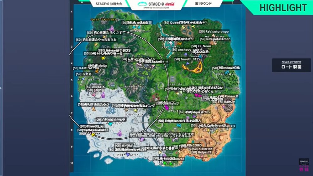 8月に実施された「STAGE:0 決勝大会」の映像（<a href="https://game.watch.impress.co.jp/docs/news/1201636.html" class="n" target="_blank">参考記事</a>。STAGE:0では観戦モードを使っていたため、このような観戦用の情報表示やマップ視点、そしてゲームAPIを活用した結果発表などができていた