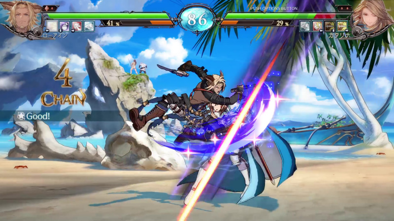 連打攻撃のラストは突進技のポコパンで締めるのが基本