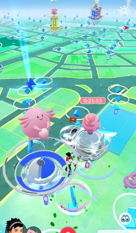 「ポケモンGO」内はこんな感じ