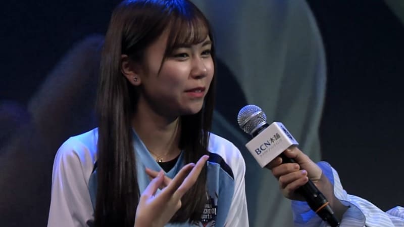 第1試合で「KDG N1」は決勝大会で唯一の女性選手であり、マスターランクの実力を備えるshkespeare選手を起用。サポートカルマでチームを支えた