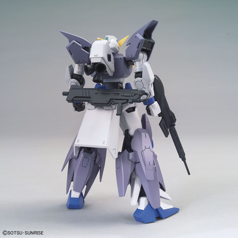 シャープなボディが特徴的な「HGBD:R 1/144 ガンダムテルティウム」が2