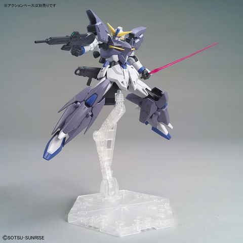 シャープなボディが特徴的な「HGBD:R 1/144 ガンダムテルティウム」が2