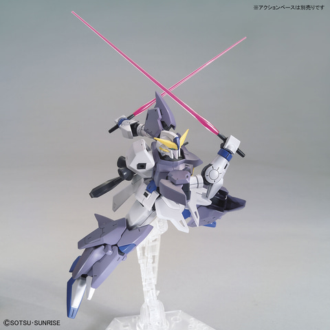 シャープなボディが特徴的な「HGBD:R 1/144 ガンダムテルティウム」が2