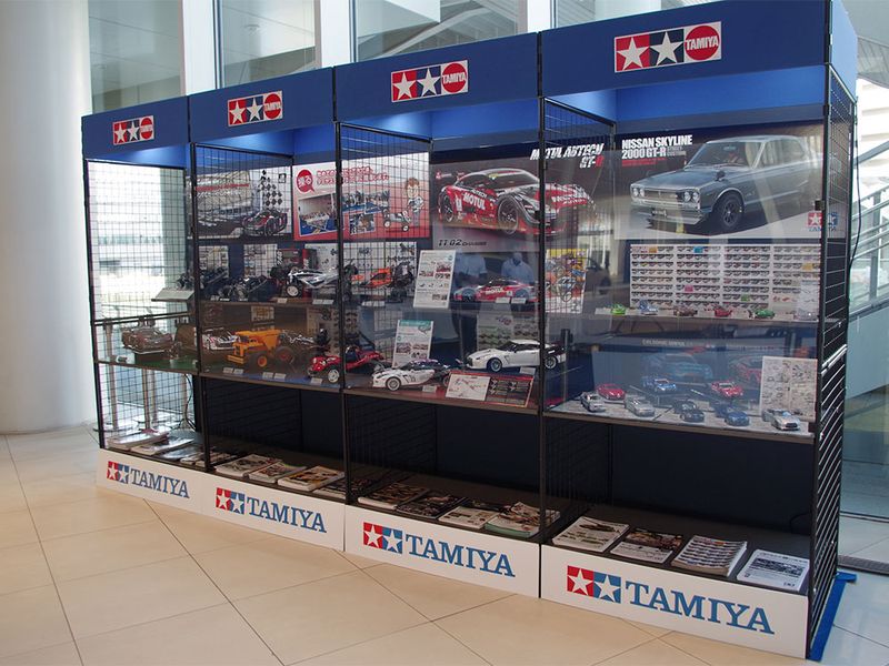 「タミヤRCモデル展示！」