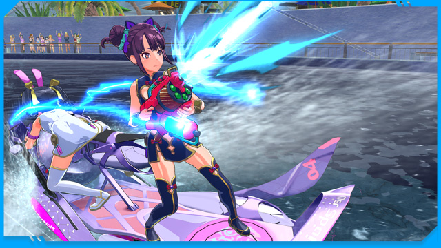 射程距離と連射性能は低いが着弾地点で爆発し、複数の相手に大ダメージを与えることができる