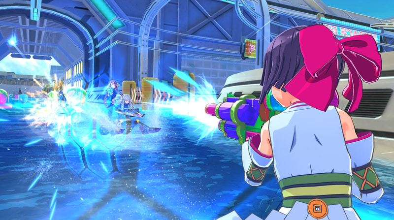 壁や障害物に当たると跳ね返るトリッキーな弾を大量に発射できる