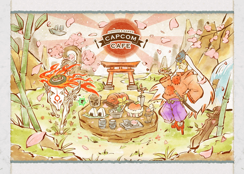 大神」との復刻コラボレーションが、カプコンカフェ 池袋店にて開催