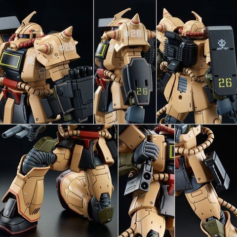 砂漠戦仕様のザクが戦場を駆ける。「HG 1/144 ザク・デザートタイプ