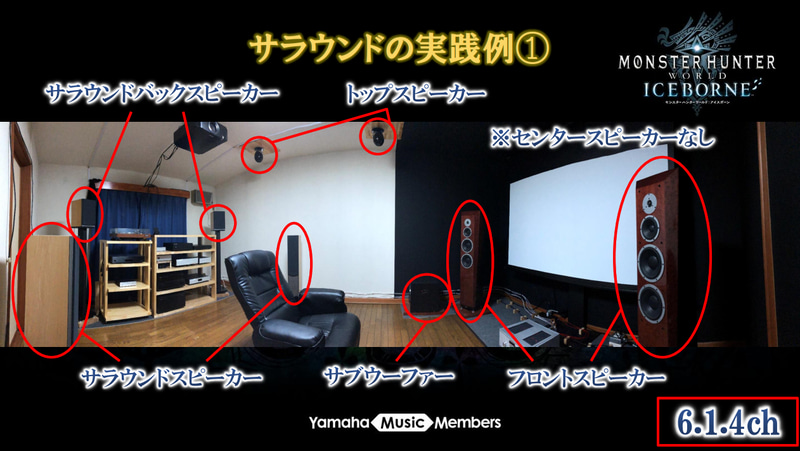 逆木さんのホームシアター実践例その1