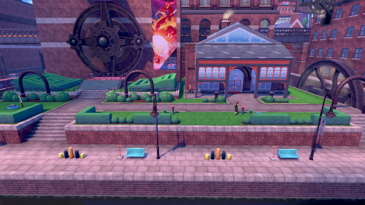 イギリスの風景です！のんびりした田舎村から産業革命時代のマンチェスターっぽいところまで！僕が知っている限りでは、イングランド南部の名どころ「アフィントンの白馬」にインスパイされたゲームシーンとしては、「ポケモン　ソード・シールド」が「フォルツァ ホライゾン 4」に次いで2番目だ。GAME FREAK さんは隅々まで考えてくれた