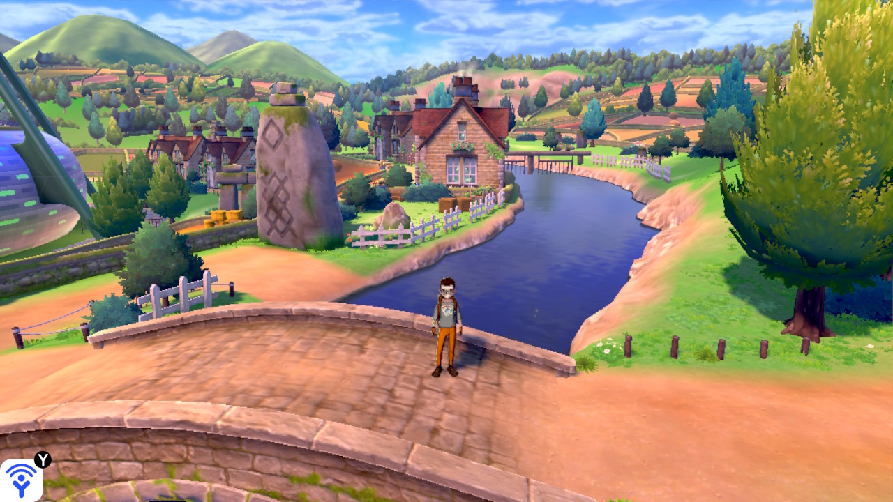 イギリスの風景です！のんびりした田舎村から産業革命時代のマンチェスターっぽいところまで！僕が知っている限りでは、イングランド南部の名どころ「アフィントンの白馬」にインスパイされたゲームシーンとしては、「ポケモン　ソード・シールド」が「フォルツァ ホライゾン 4」に次いで2番目だ。GAME FREAK さんは隅々まで考えてくれた