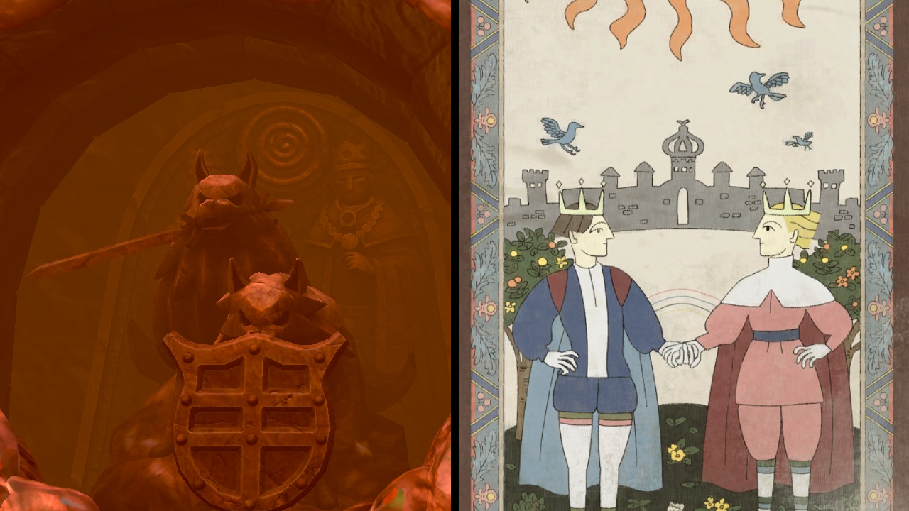 1番上が「Forza Horizon 4」、2番目が「ポケモン シールド」の「バイユーのタペストリー」。文化の面でも70年代のパンクからイギリスの高校生誰でも勉強する「バイユーのタペストリー」のオマージュまで、ブリティッシュカルチャーも満載だ！ しかも、「ヤバチャ」はエリザベス女王の一番好きなポケモンに違いいない！