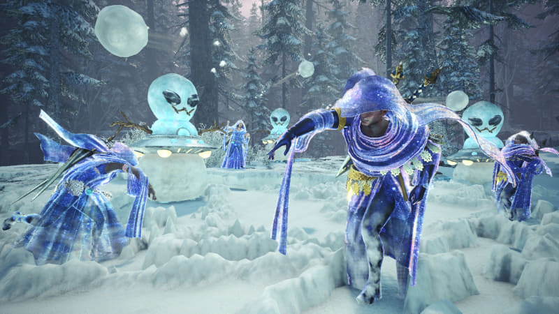 この「雪だるま」を調べると「雪玉」が入手でき、他プレーヤーに投げることができる