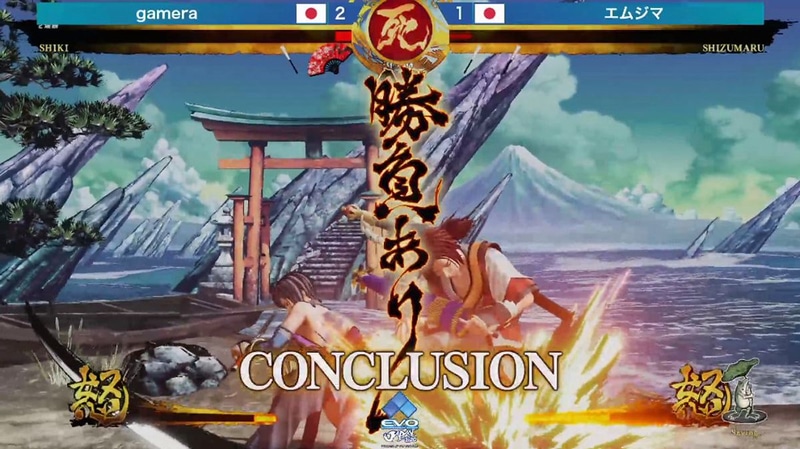 大技を食らい逆転されるも、冷静に対処して勝ちを掴んだgamera選手