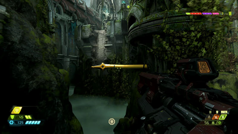 アスレチックのように2段ジャンプや空中ダッシュなどを使って落ちる足場エリアを乗り越えていく。これがなかなかに歯ごたえがあるのだ