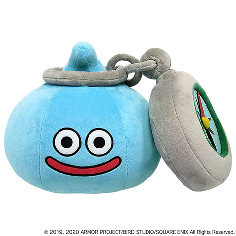 頭にコンパスをくっつけた「ドラクエウォーク」の看板スライム