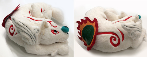 イーカプコン限定 大神 まるまる アマテラス ぬいぐるみ 存分にモフれる！ 「大神」のモッフモフな主人公「アマテラス」の