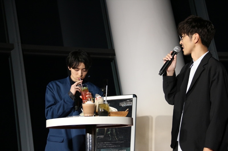 味を聞かれると「回復しますね」と癒された様子