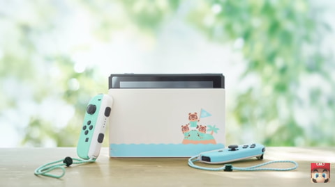 実機をお披露目！ 任天堂「Nintendo Switch あつまれ どうぶつの
