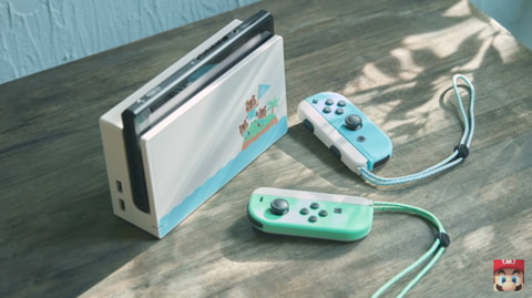 実機をお披露目！ 任天堂「Nintendo Switch あつまれ どうぶつの森
